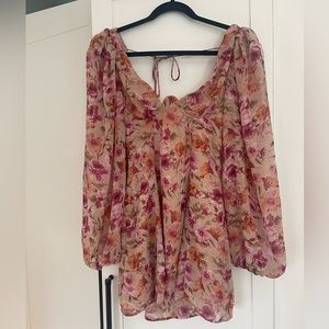 Flowy Floral Summer Dress - size M